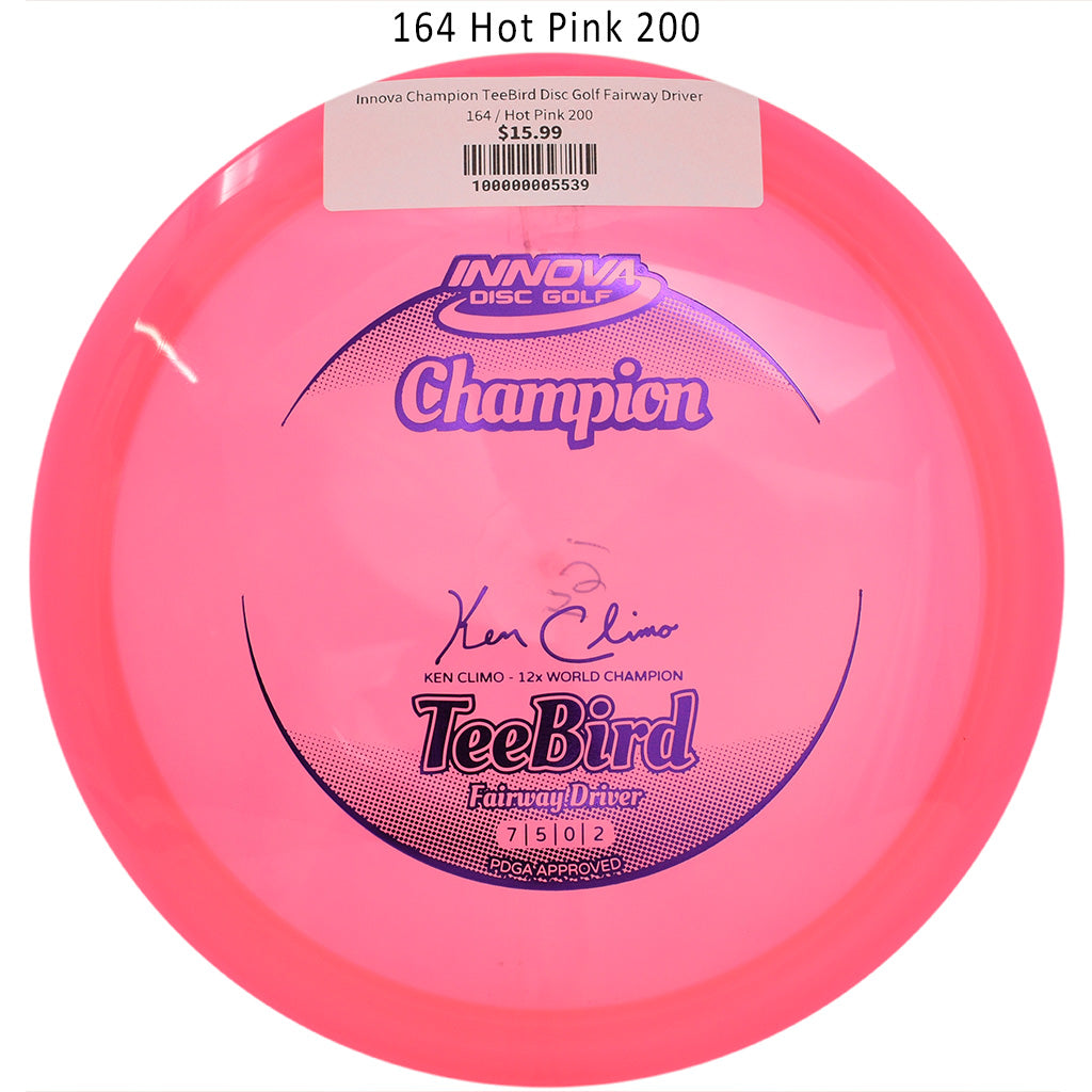 innova-champion-teebird-disc-golf-fairway-driver 164 Hot Pink 200 