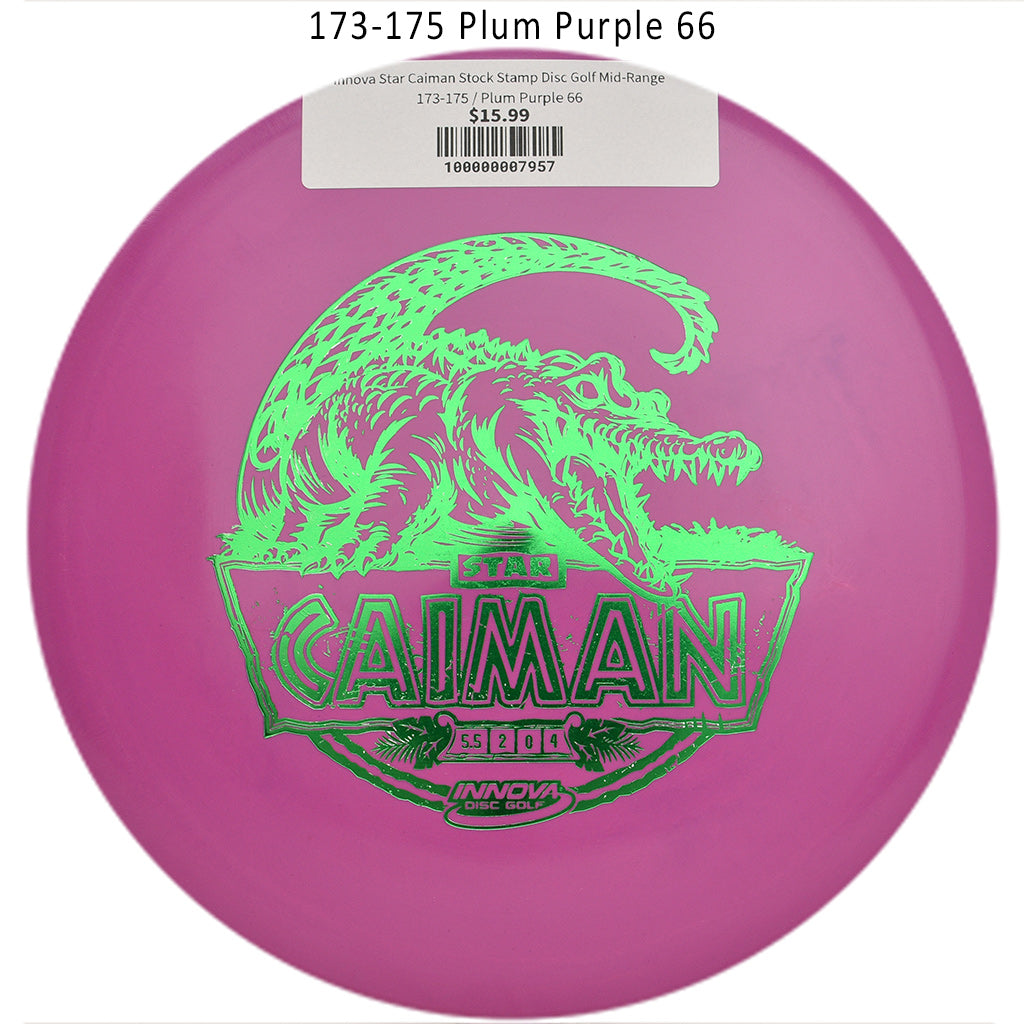 innova-star-caiman-stock-stamp-disc-golf-mid-range 173-175 Plum Purple 66