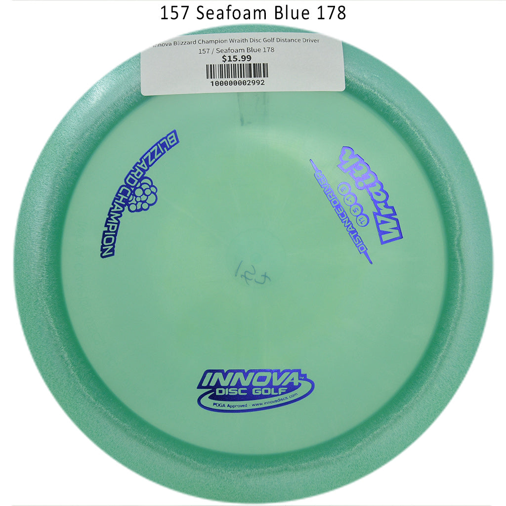 innova-blizzard-champion-wraith-disc-golf-distance-driver 157 Seafoam Blue 178