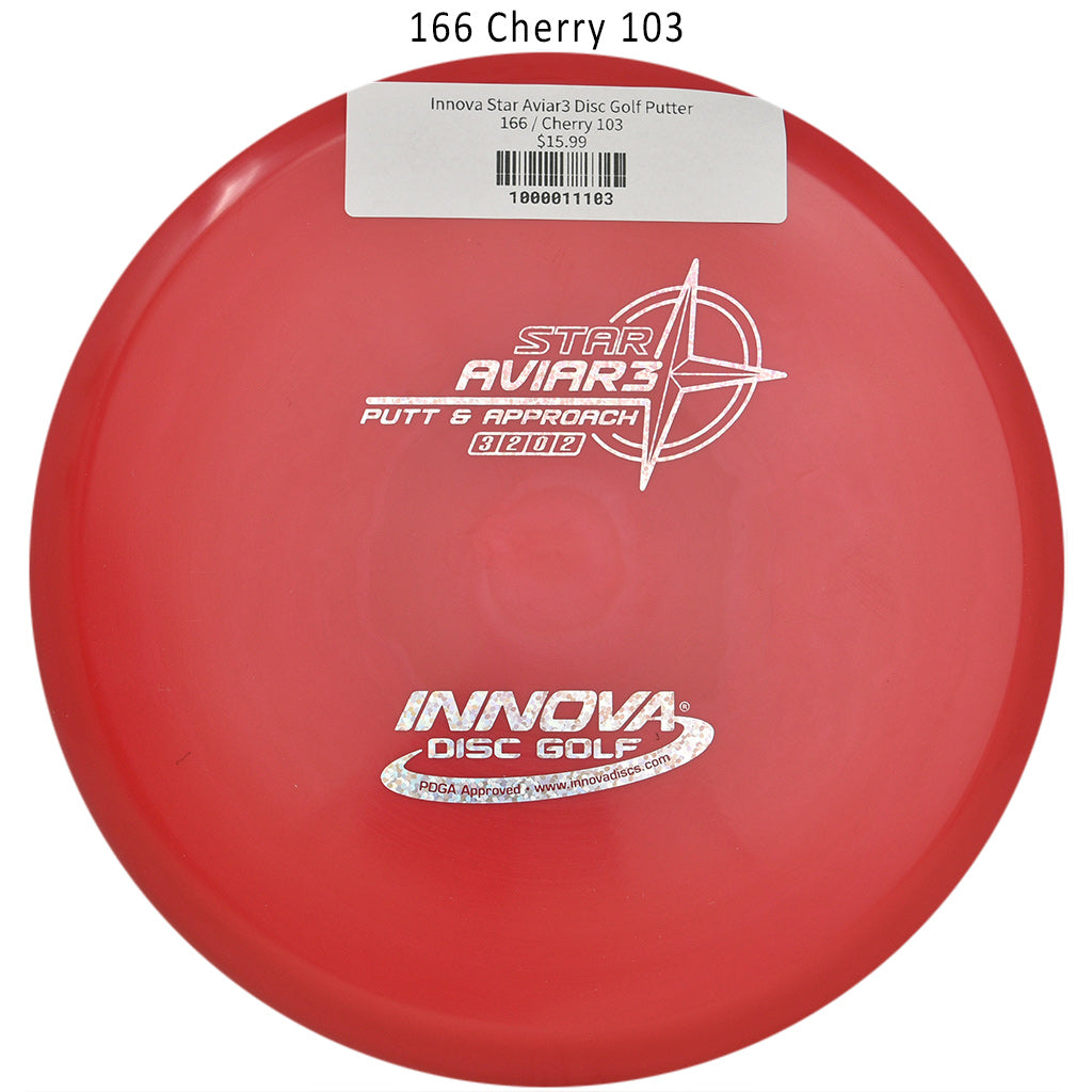 innova-star-aviar3-disc-golf-putter 166 Cherry 103