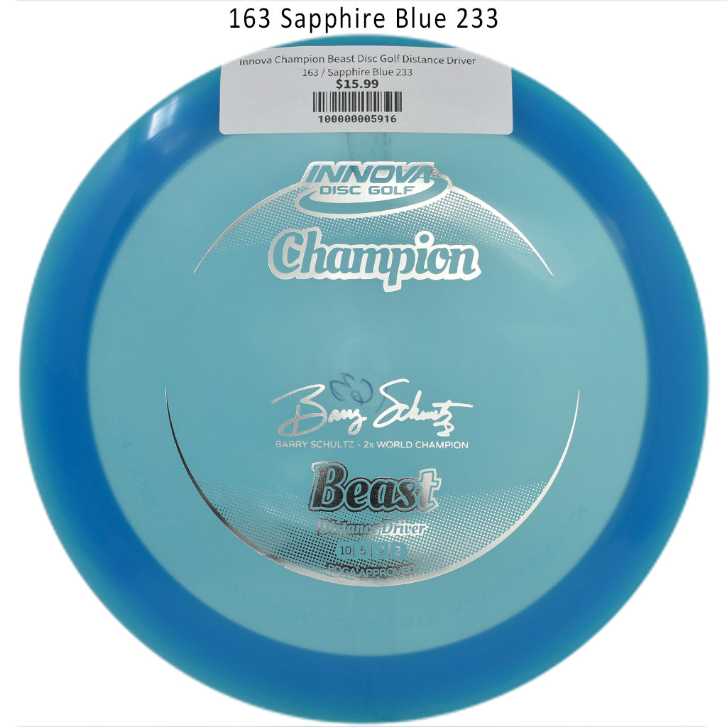 innova-champion-beast-disc-golf-distance-driver 163 Sapphire Blue 233