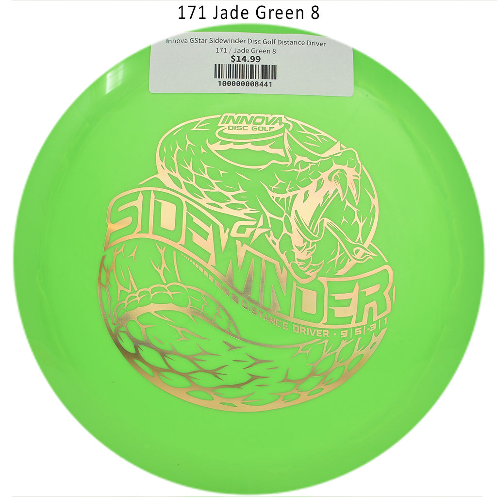 innova-gstar-sidewinder-disc-golf-distance-driver 171 Jade Green 8 