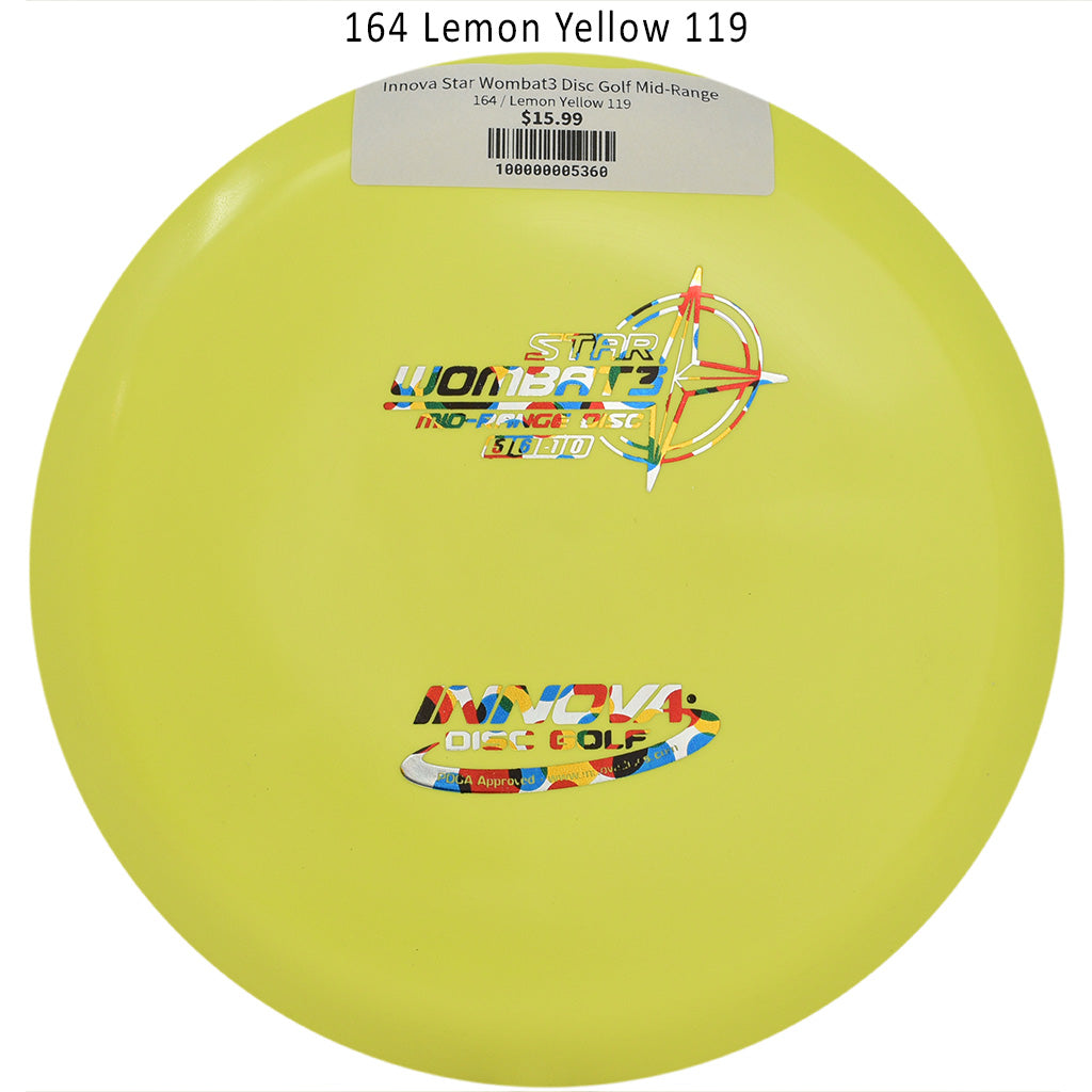 innova-star-wombat3-disc-golf-mid-range 164 Lemon Yellow 119 