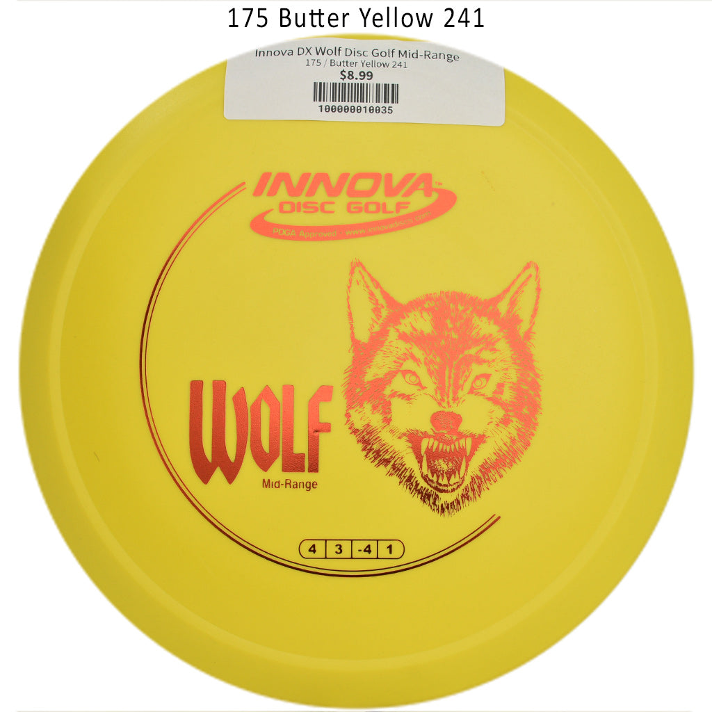 innova-dx-wolf-disc-golf-mid-range 175 Butter Yellow 241 