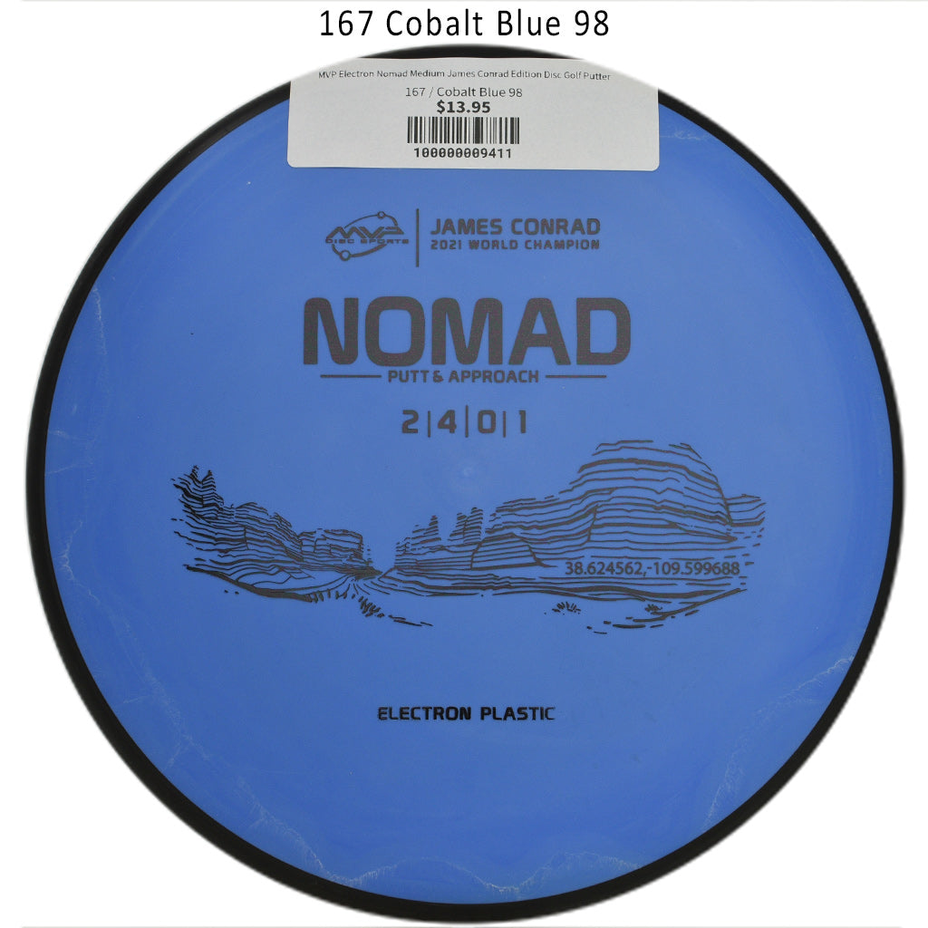 mvp-electron-nomad-medium-james-conrad-edition-disc-golf-putter 167 Cobalt Blue 98 
