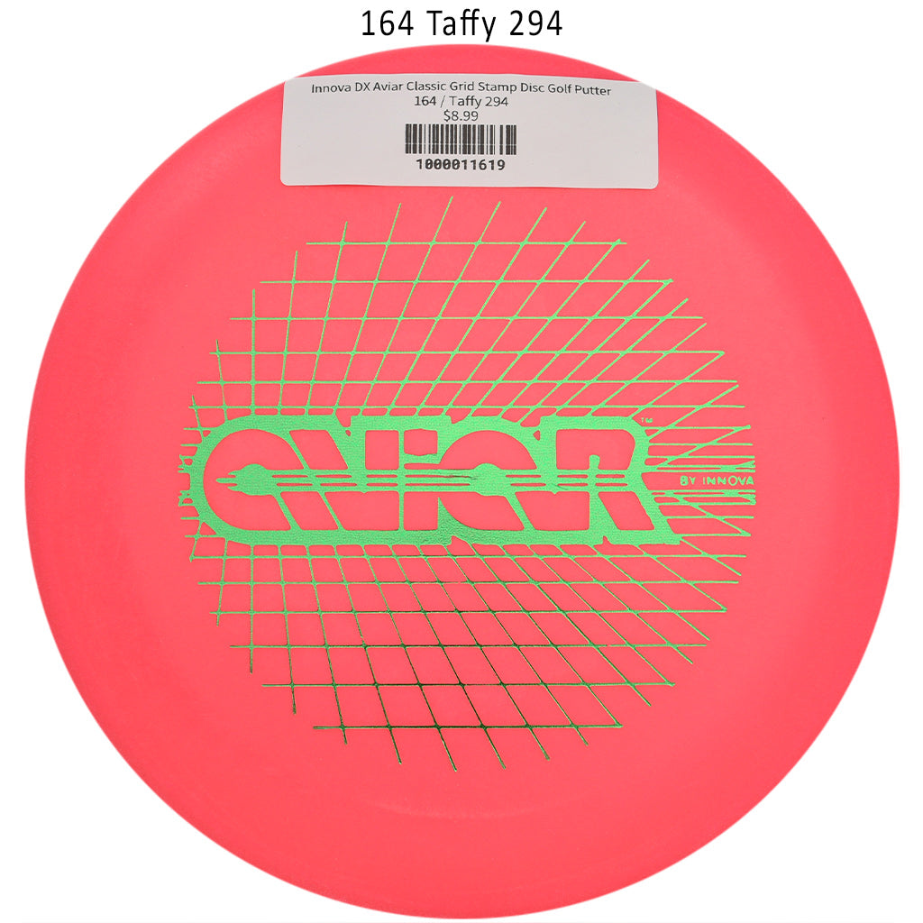 innova-dx-aviar-classic-grid-stamp-disc-golf-putter 164 Taffy 294