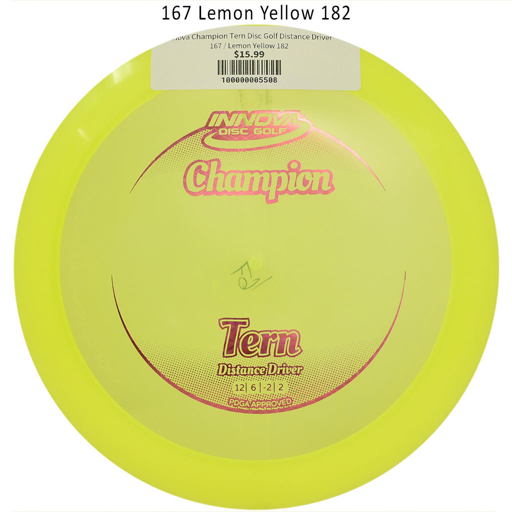 innova-champion-tern-disc-golf-distance-driver 167 Lemon Yellow 182 