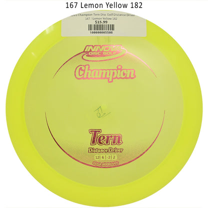 innova-champion-tern-disc-golf-distance-driver 167 Lemon Yellow 182 