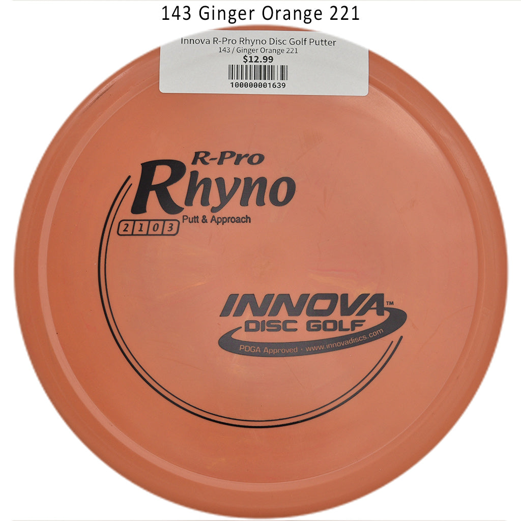 innova-r-pro-rhyno-disc-golf-putter 143 Ginger Orange 221