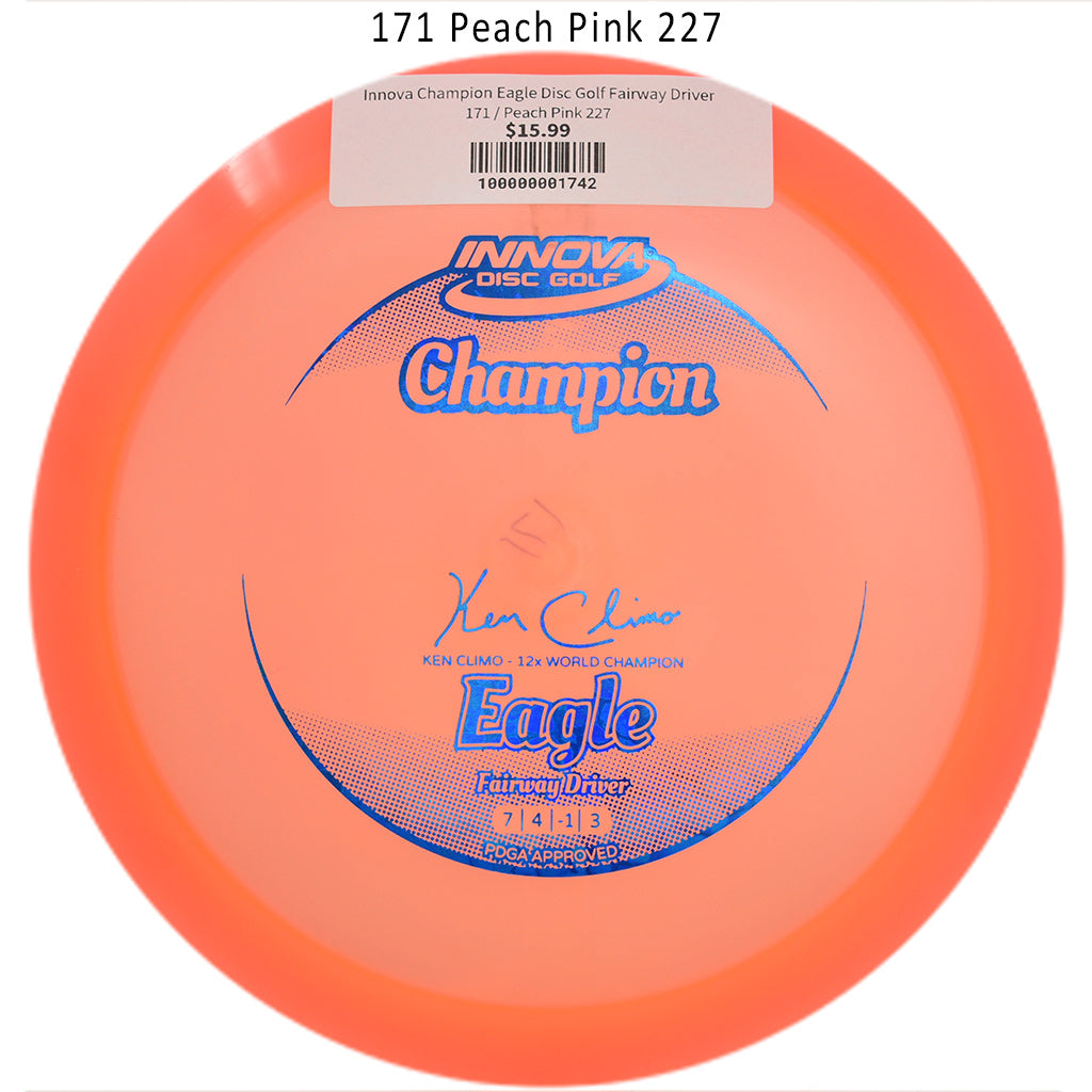 innova-champion-eagle-disc-golf-fairway-driver 171 Peach Pink 227