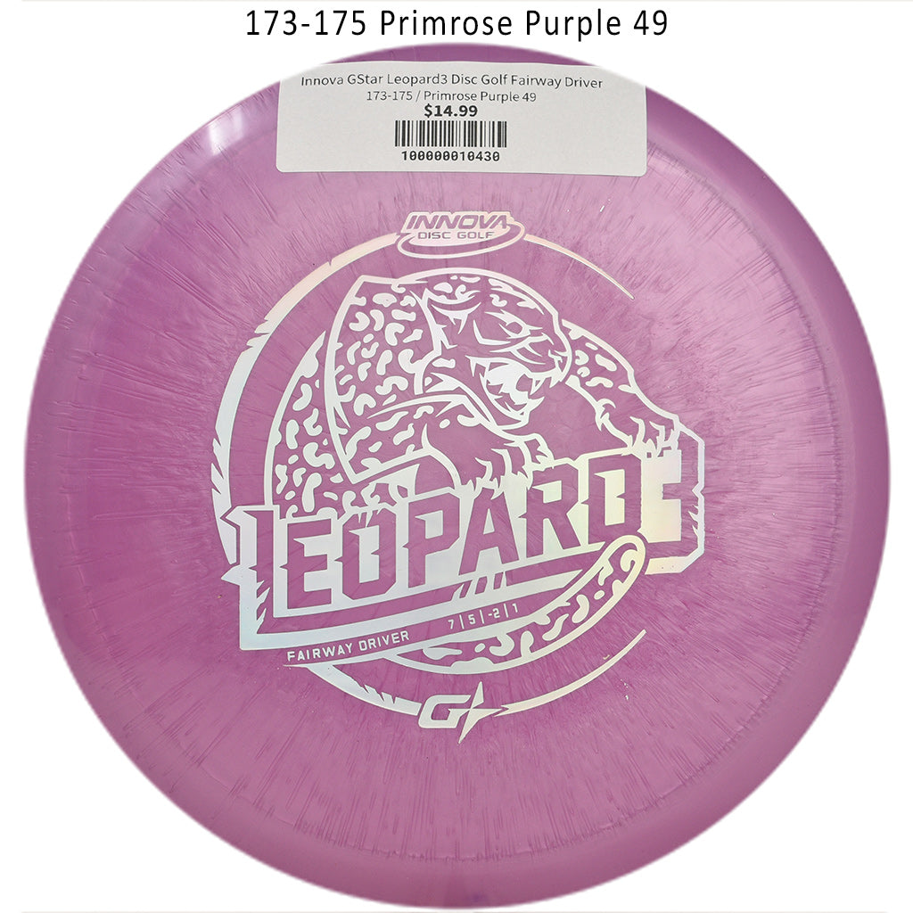 innova-gstar-leopard3-disc-golf-fairway-driver 173-175 Primrose Purple 49 
