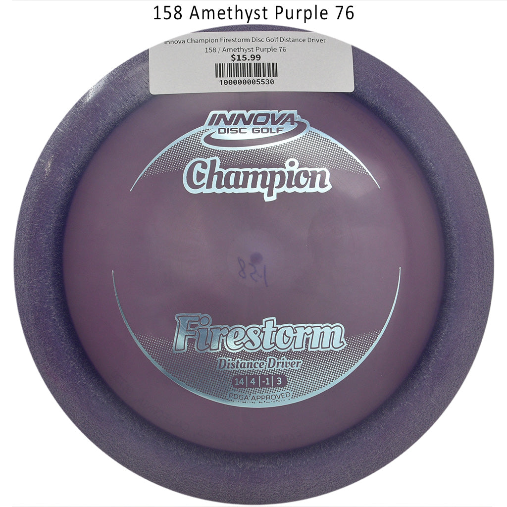 innova-champion-firestorm-disc-golf-distance-driver 158 Amethyst Purple 76