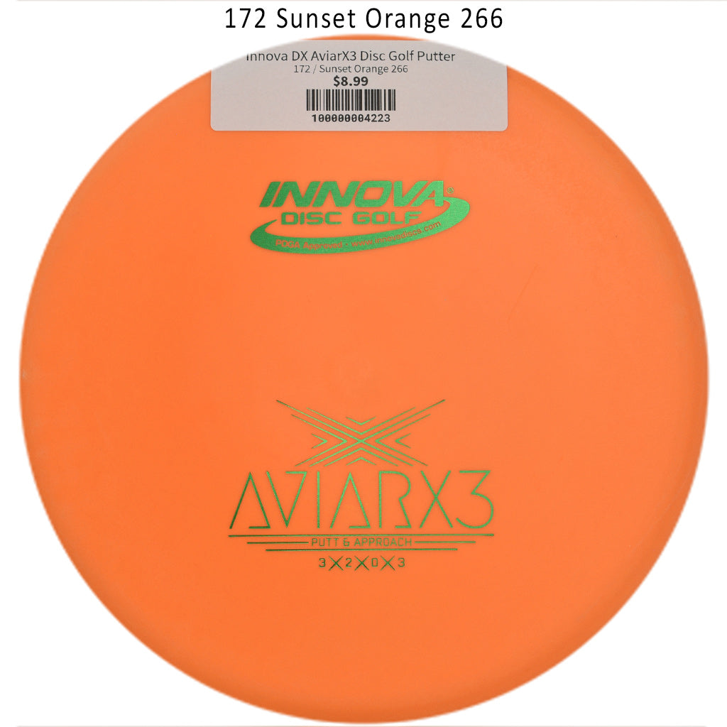 innova-dx-aviarx3-disc-golf-putter 172 Sunset Orange 266