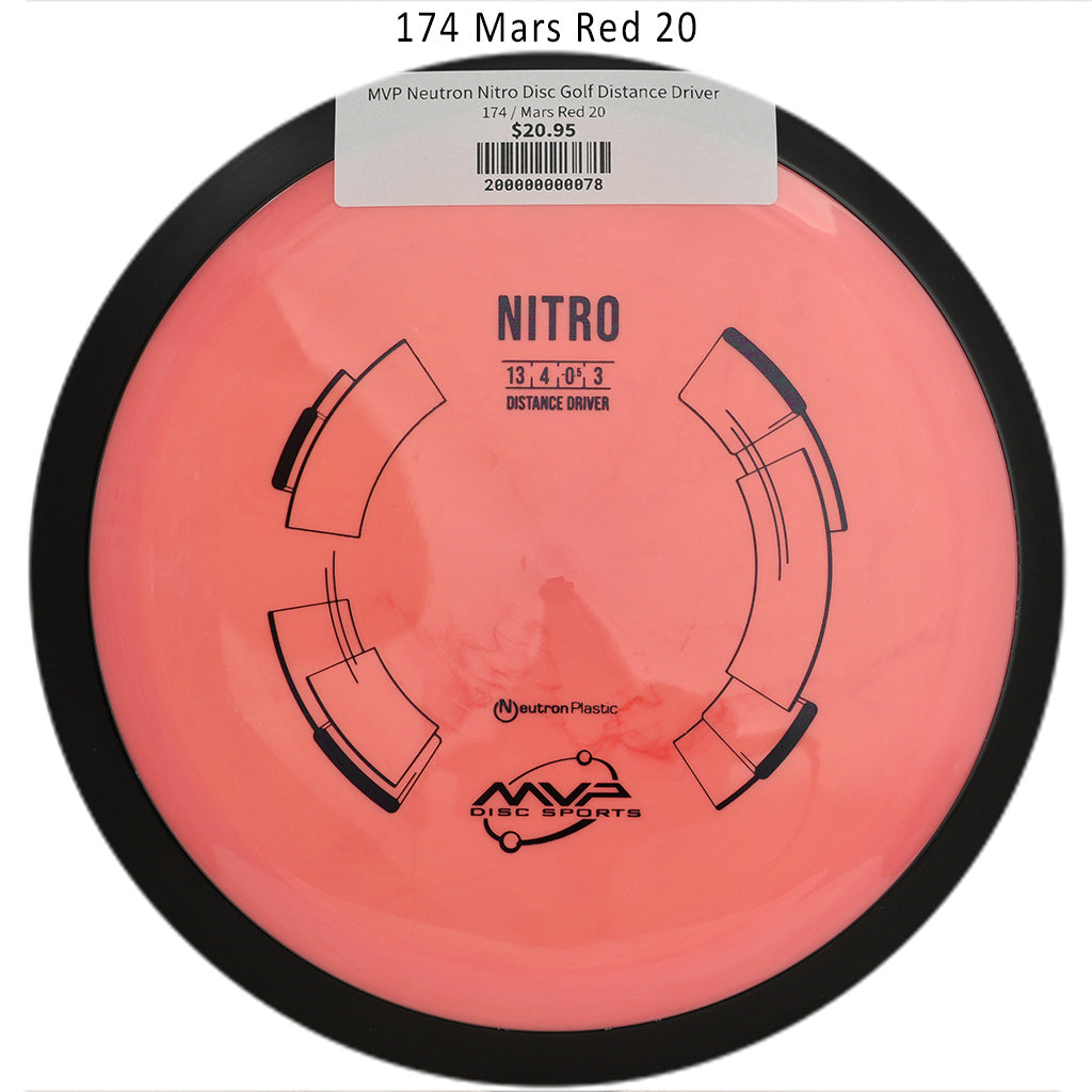 mvp-neutron-nitro-disc-golf-distance-driver 174 Mars Red 20 