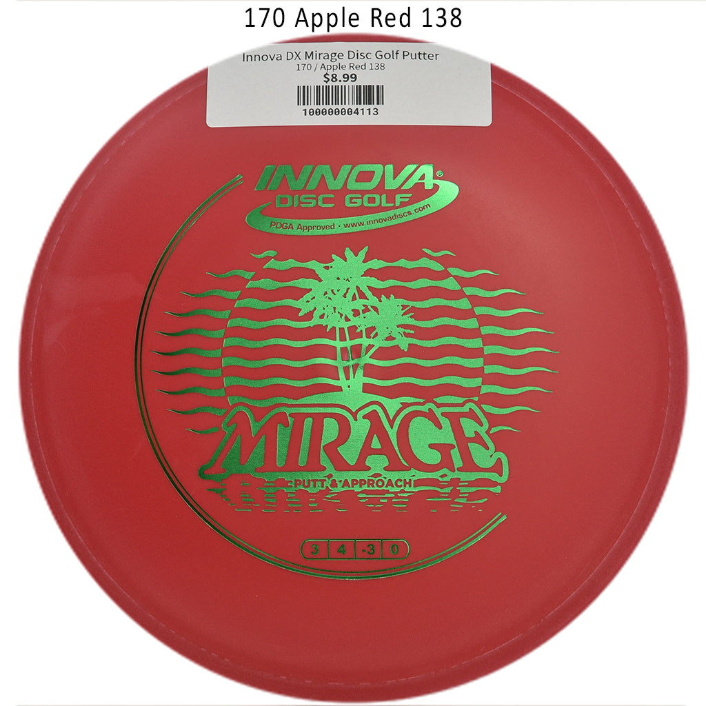 innova-dx-mirage-disc-golf-putter 170 Apple Red 138 