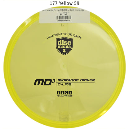 discmania-c-line-md3-disc-golf-midrange 177 Yellow 59