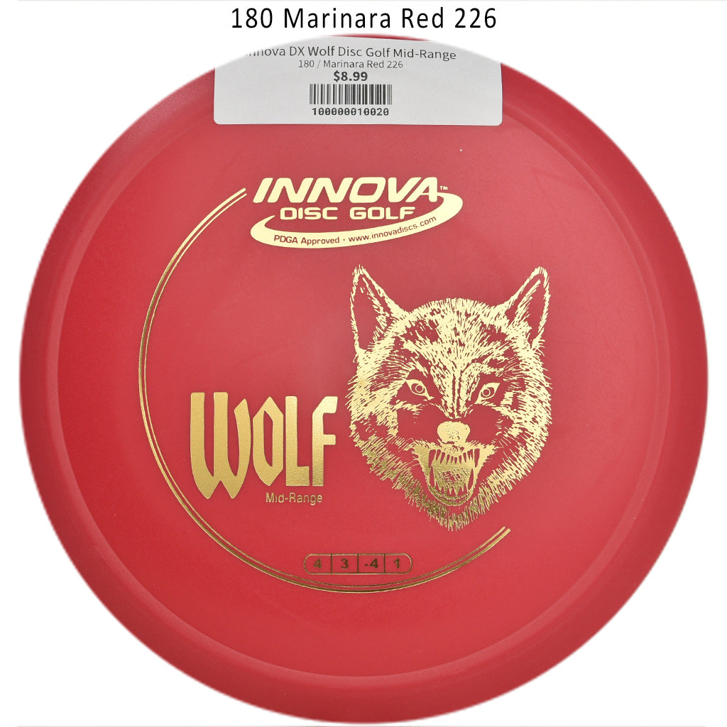 innova-dx-wolf-disc-golf-mid-range 180 Marinara Red 226 