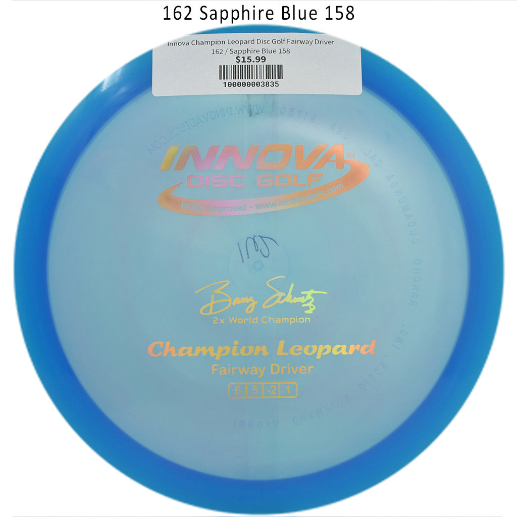 innova-champion-leopard-disc-golf-fairway-driver 162 Sapphire Blue 158 