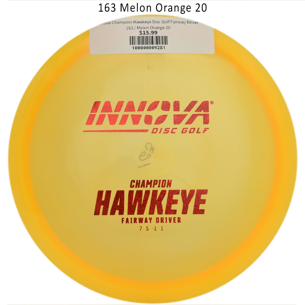 innova-champion-hawkeye-disc-golf-fairway-driver 163 Melon Orange 20