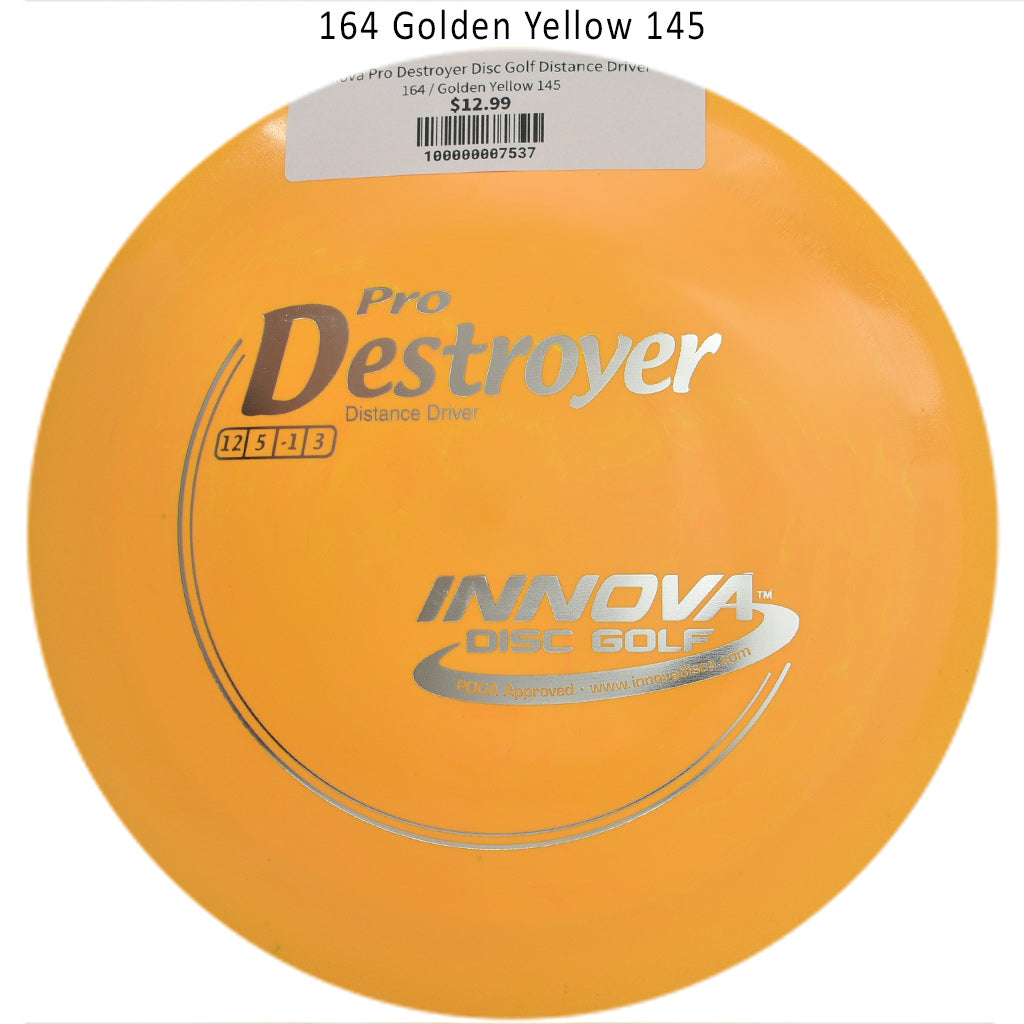 innova-pro-destroyer-disc-golf-distance-driver 164 Golden Yellow 145