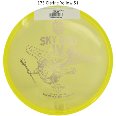 Discmania C-Line P2 2022 Sky God 4 Simon Lizotte Signature Series Disc Golf Putter