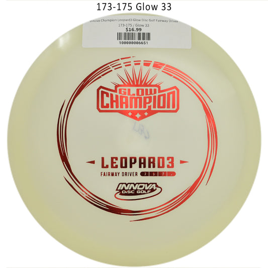 innova-champion-leopard3-glow-disc-golf-fairway-driver 173-175 Glow 33 