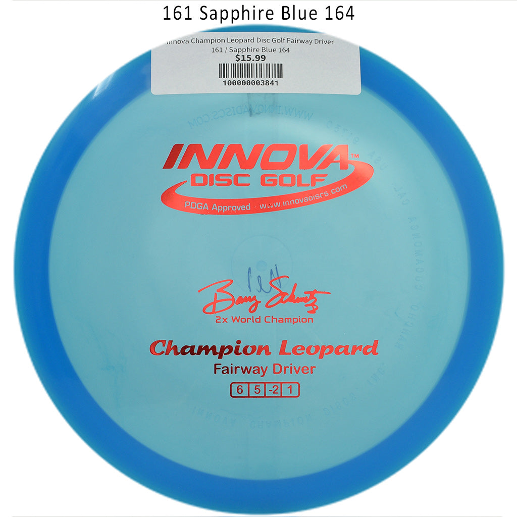 innova-champion-leopard-disc-golf-fairway-driver 161 Sapphire Blue 164 