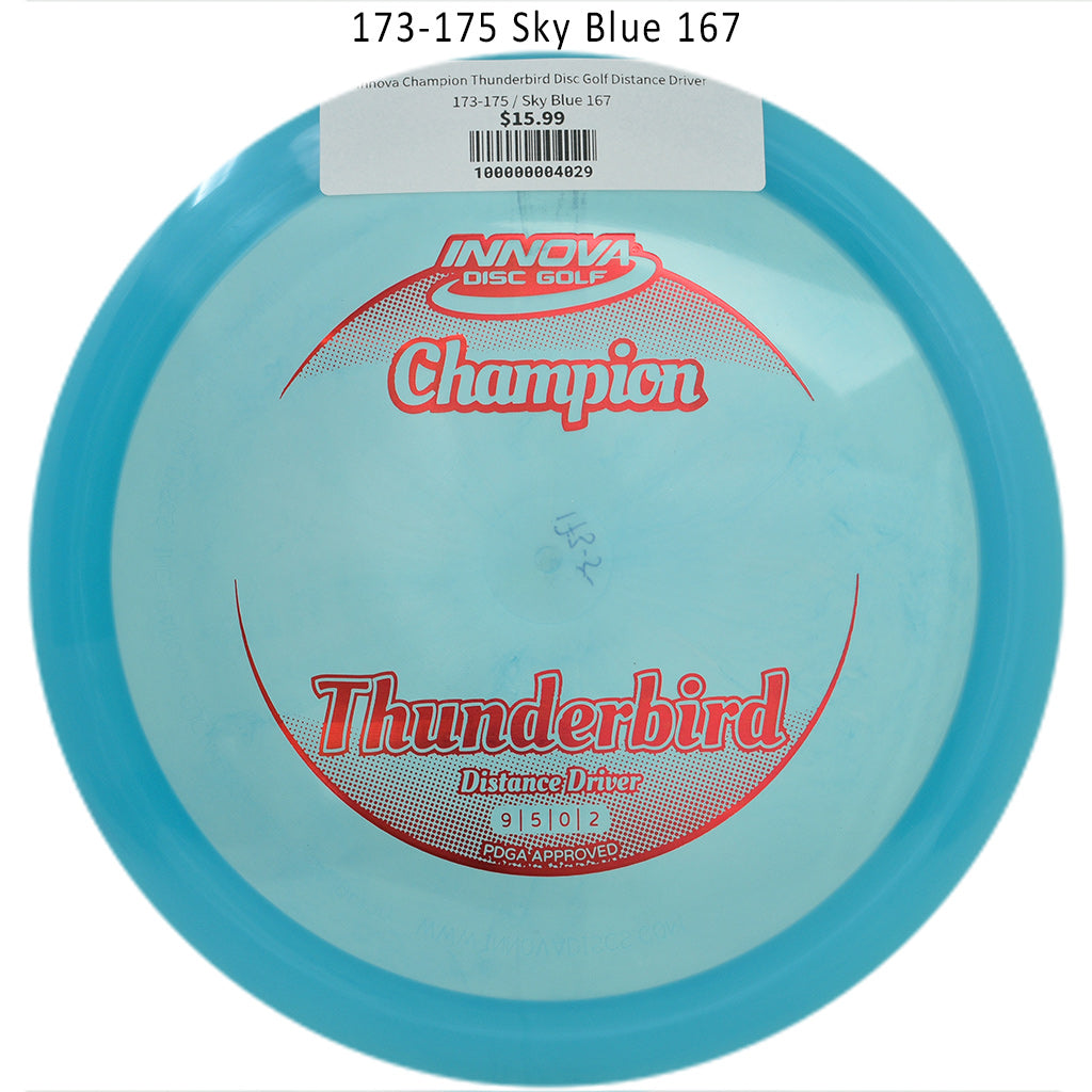 innova-champion-thunderbird-disc-golf-distance-driver 173-175 Sky Blue 167