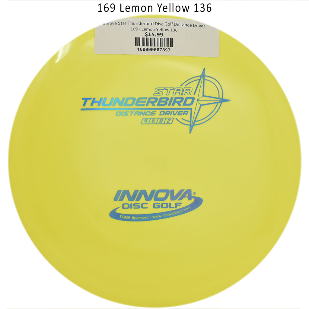 innova-star-thunderbird-disc-golf-distance-driver 169 Lemon Yellow 136