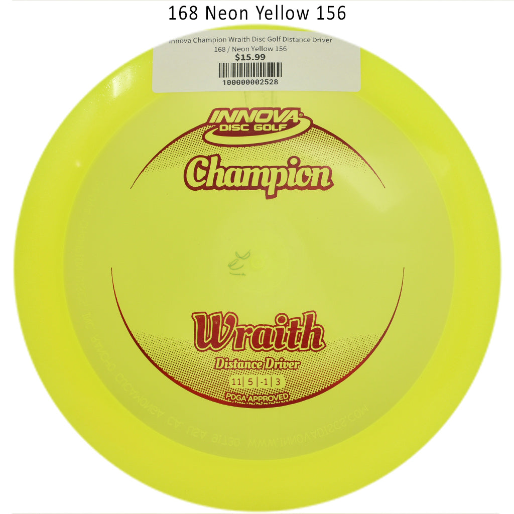 innova-champion-wraith-disc-golf-distance-driver 173-175 Red 163 