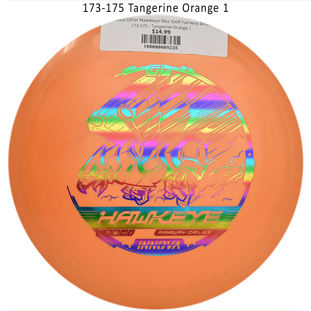 innova-gstar-hawkeye-disc-golf-fairway-driver 173-175 Tangerine Orange 1 