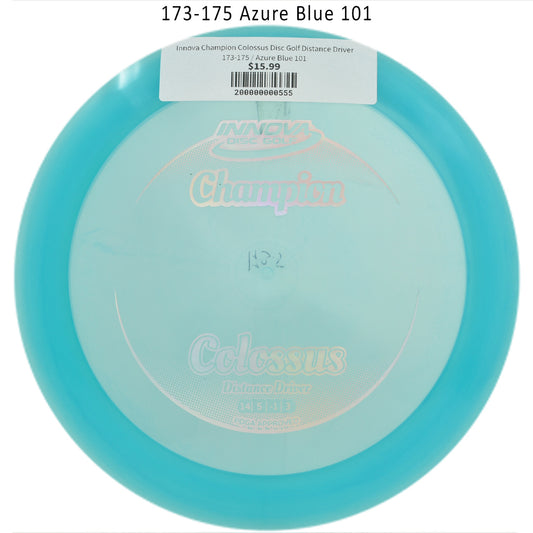 innova-champion-colossus-disc-golf-distance-driver 173-175 Azure Blue 101