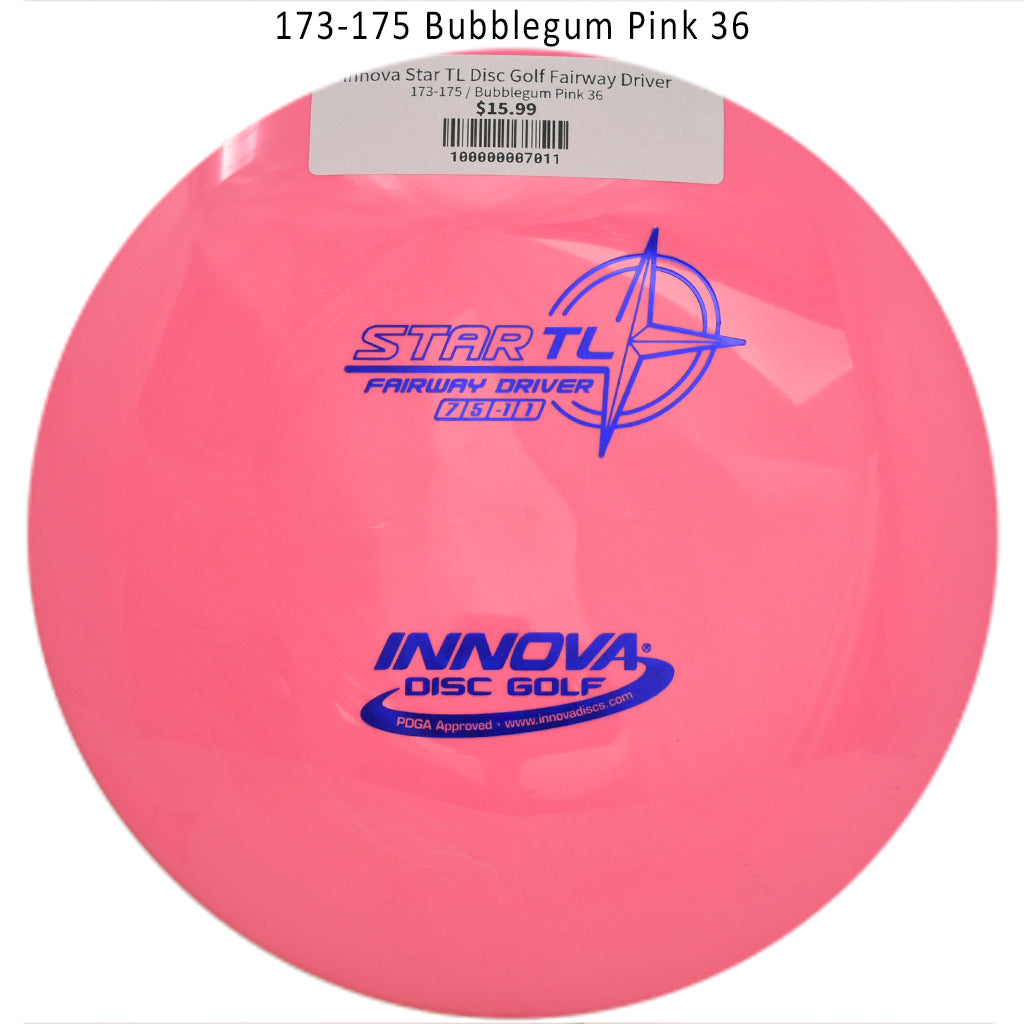 innova-star-tl-disc-golf-fairway-driver 173-175 Bubblegum Pink 36 