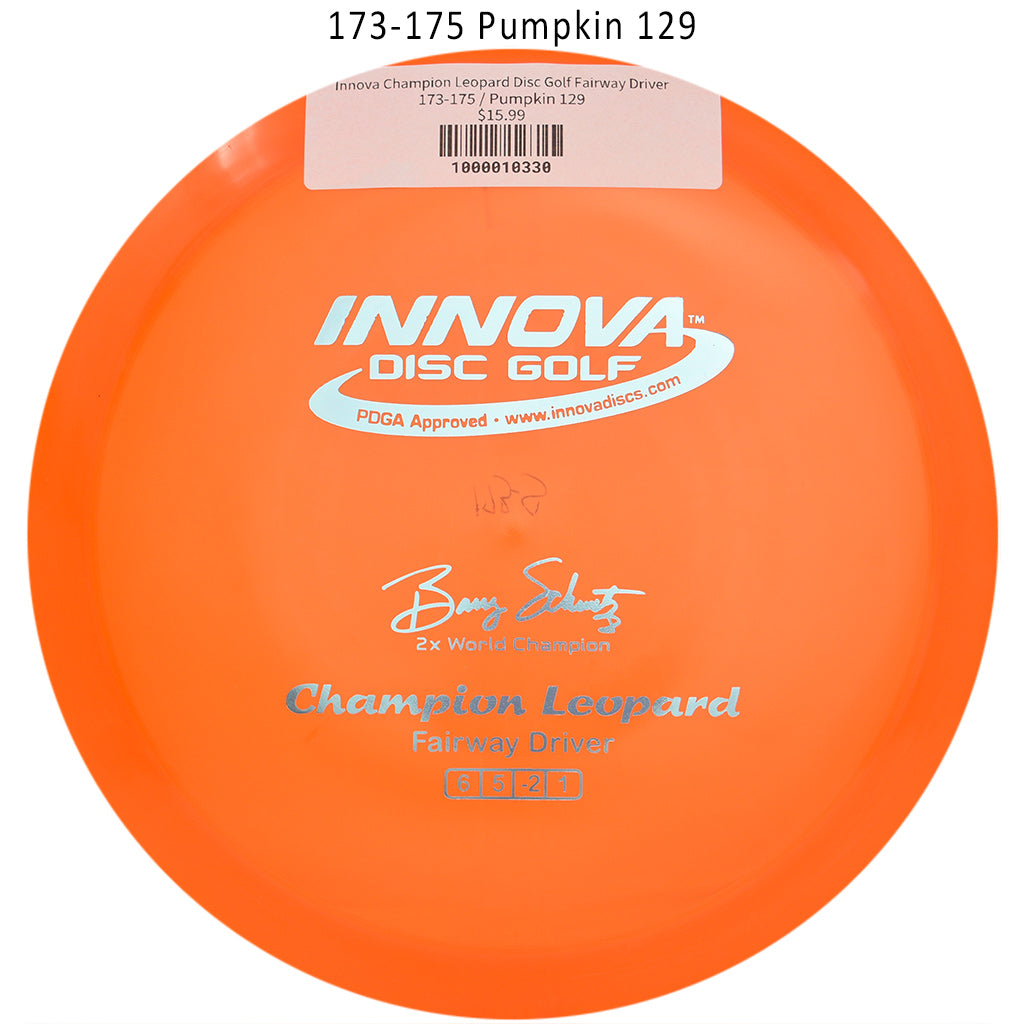 innova-champion-leopard-disc-golf-fairway-driver 173-175 Pumpkin 129 