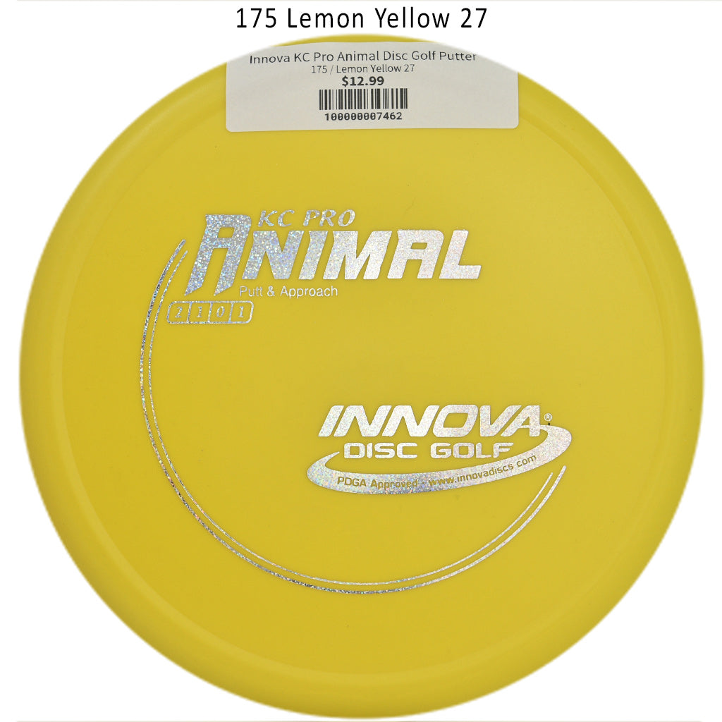 innova-kc-pro-animal-disc-golf-putter 175 Lemon Yellow 27
