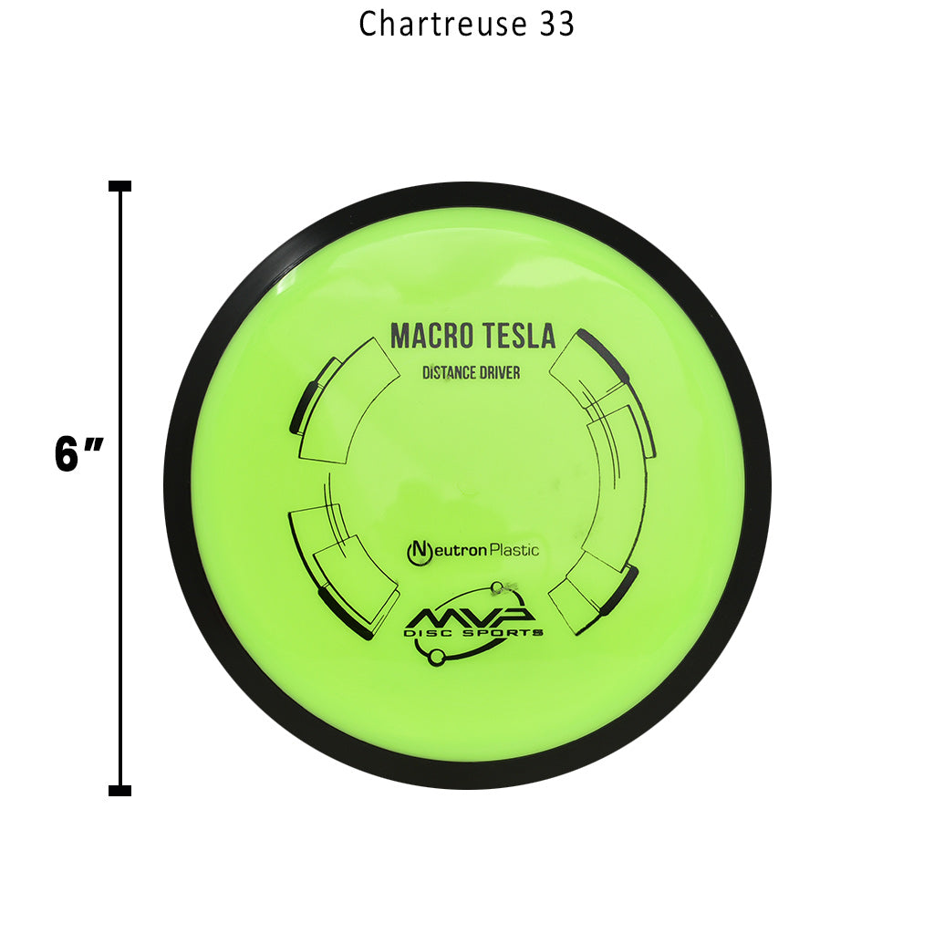 mvp-neutron-tesla-macro-disc-golf-mini-marker Chartreuse 33 