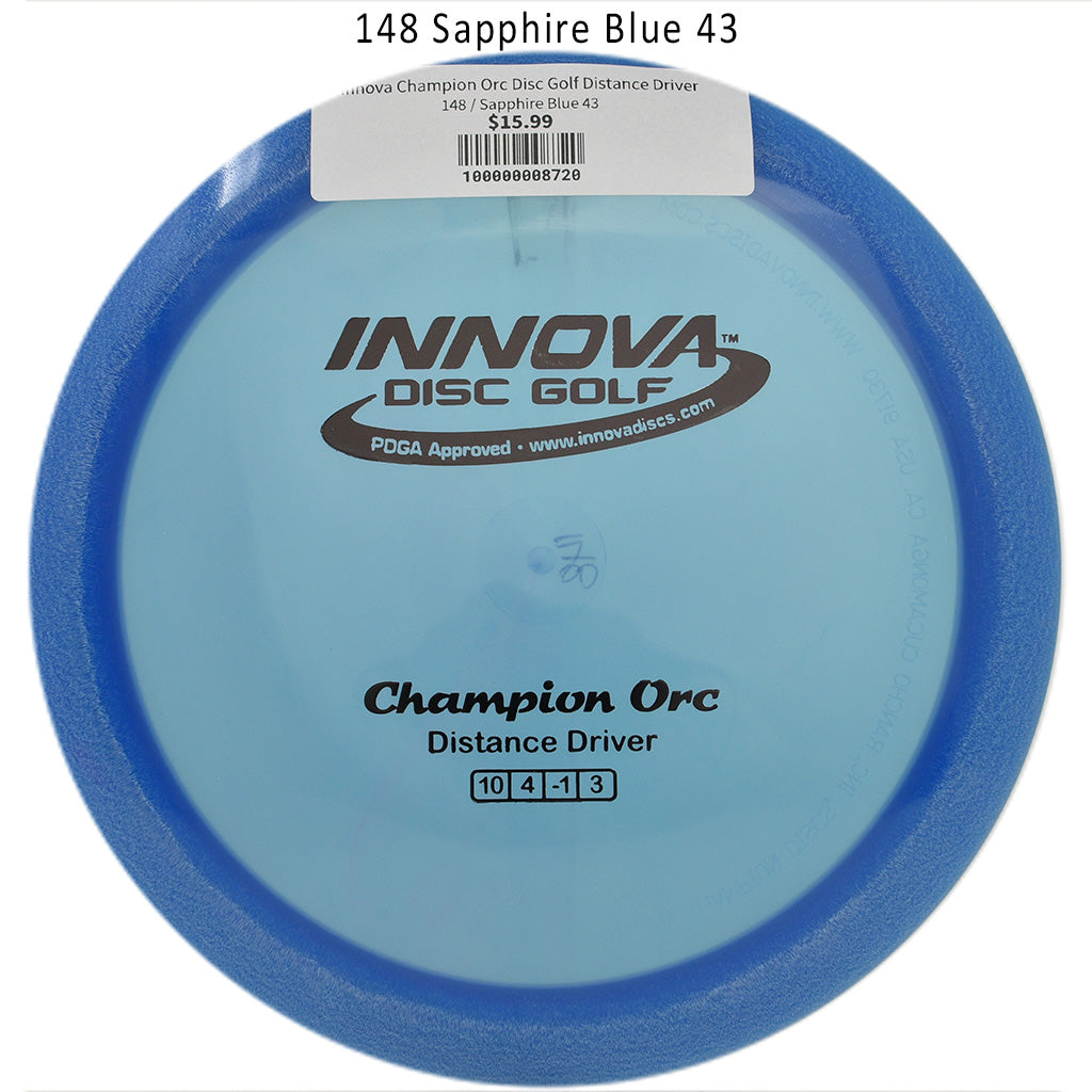 innova-champion-orc-disc-golf-distance-driver 148 Sapphire Blue 43