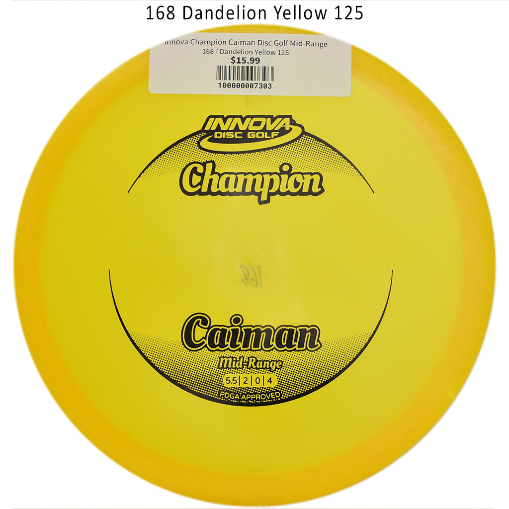 innova-champion-caiman-disc-golf-mid-range 168 Dandelion Yellow 125 