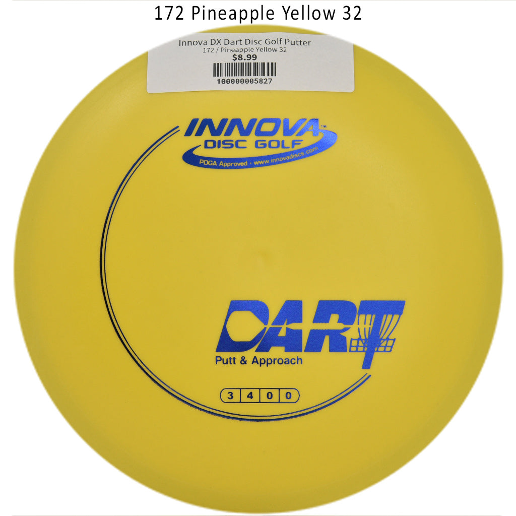 innova-dx-dart-disc-golf-putter 172 Pineapple Yellow 32