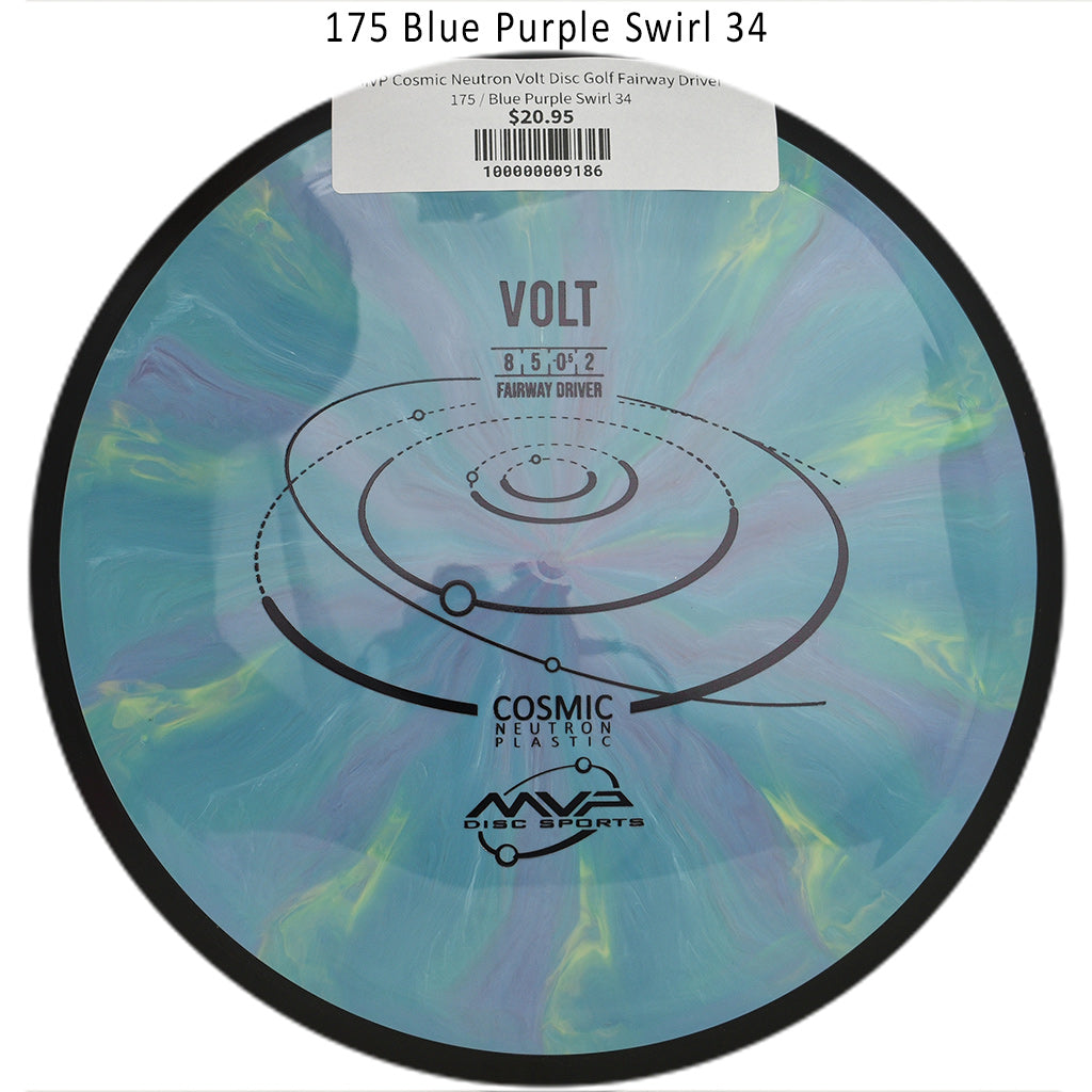 mvp-cosmic-neutron-volt-disc-golf-fairway-driver 175 Blue Purple Swirl 34 
