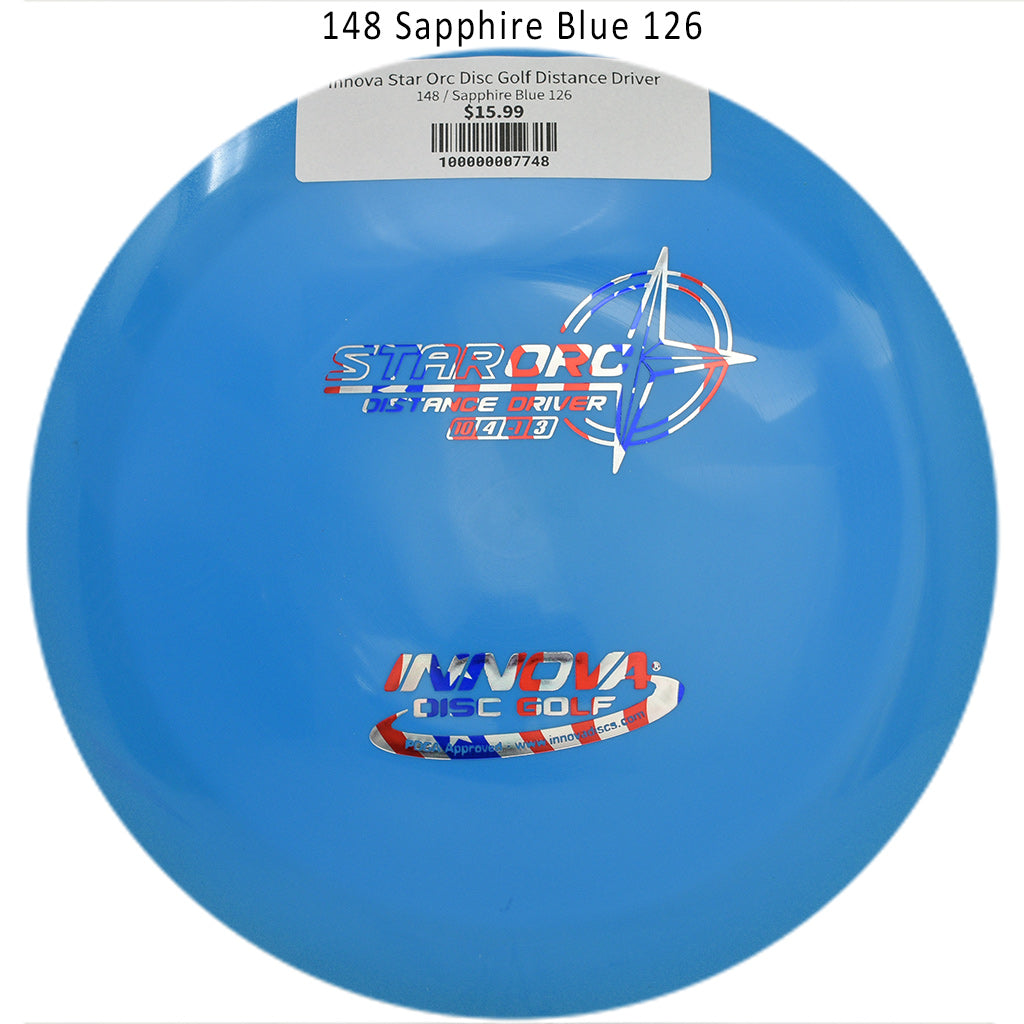 innova-star-orc-disc-golf-distance-driver 148 Sapphire Blue 126