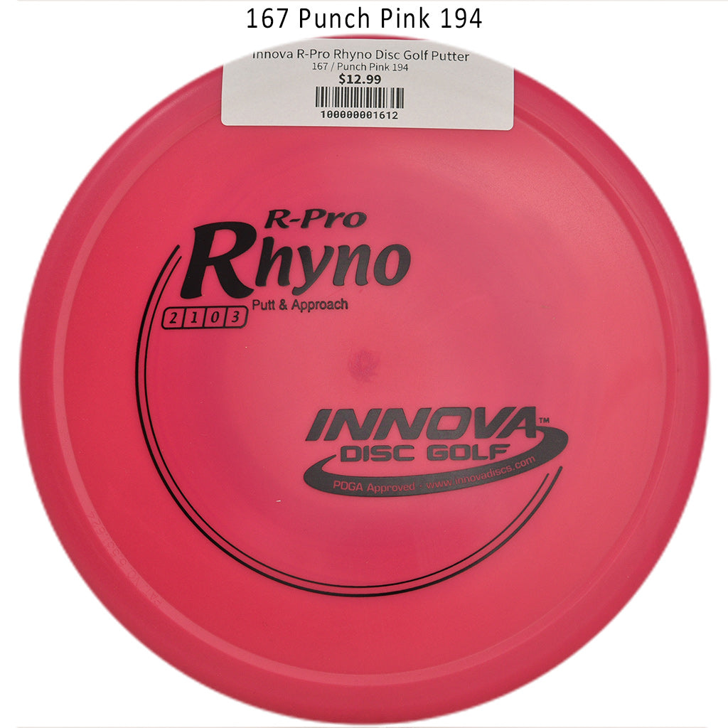 innova-r-pro-rhyno-disc-golf-putter 167 Punch Pink 194