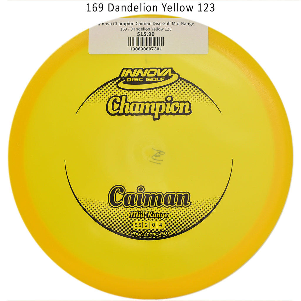 innova-champion-caiman-disc-golf-mid-range 169 Dandelion Yellow 123