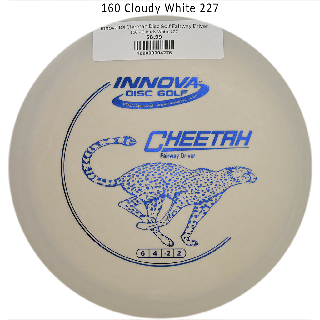 innova-dx-cheetah-disc-golf-fairway-driver 160 Cloudy White 227 