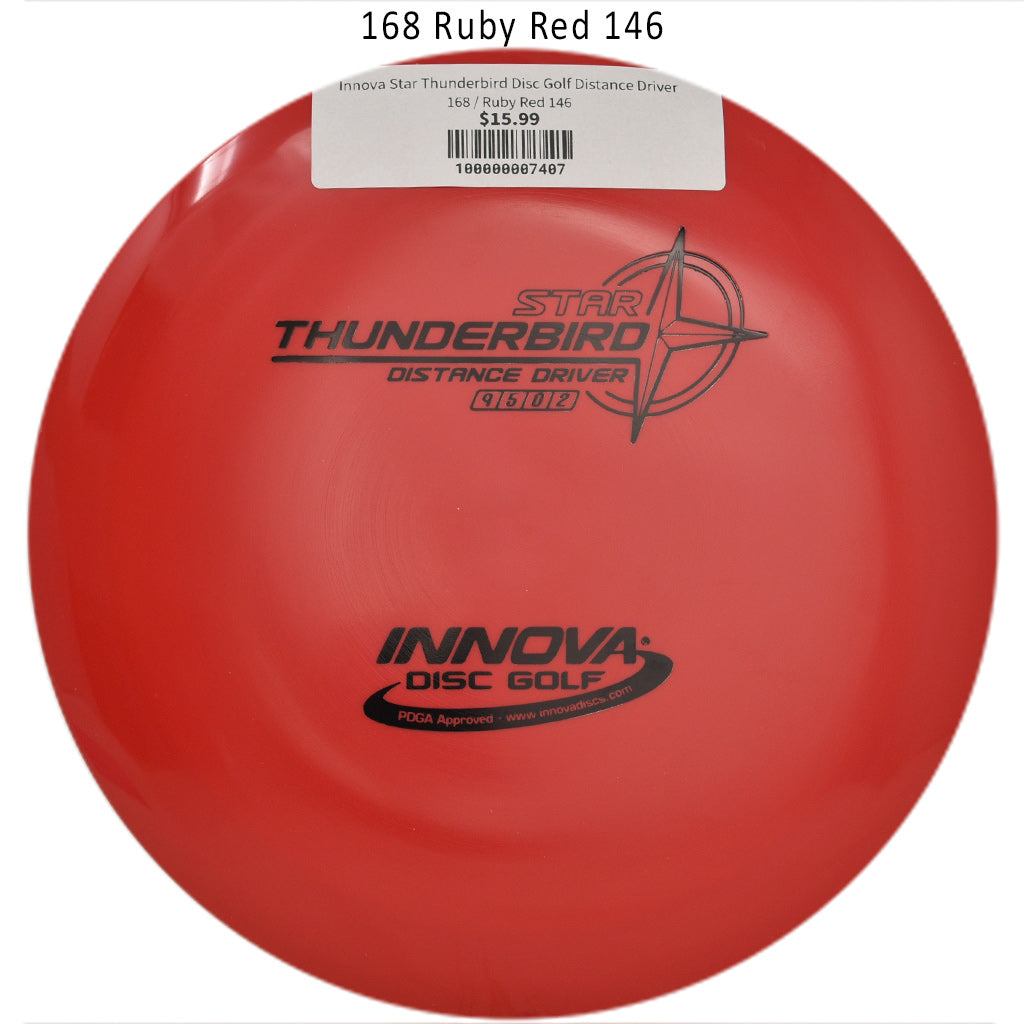 innova-star-thunderbird-disc-golf-distance-driver 168 Ruby Red 146
