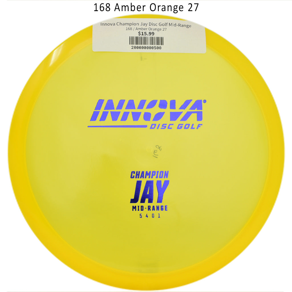 innova-champion-jay-disc-golf-mid-range 168 Amber Orange 27 