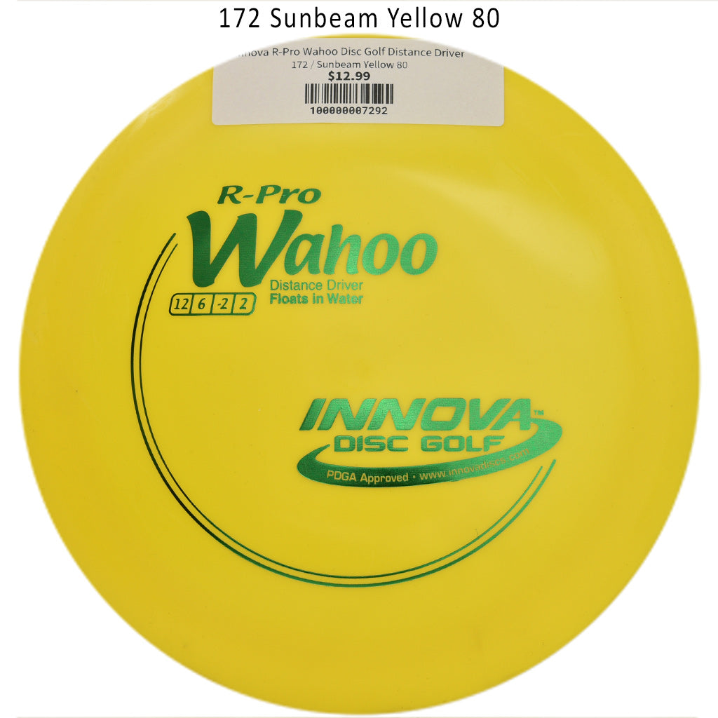 innova-r-pro-wahoo-disc-golf-distance-driver 172 Sunbeam Yellow 80
