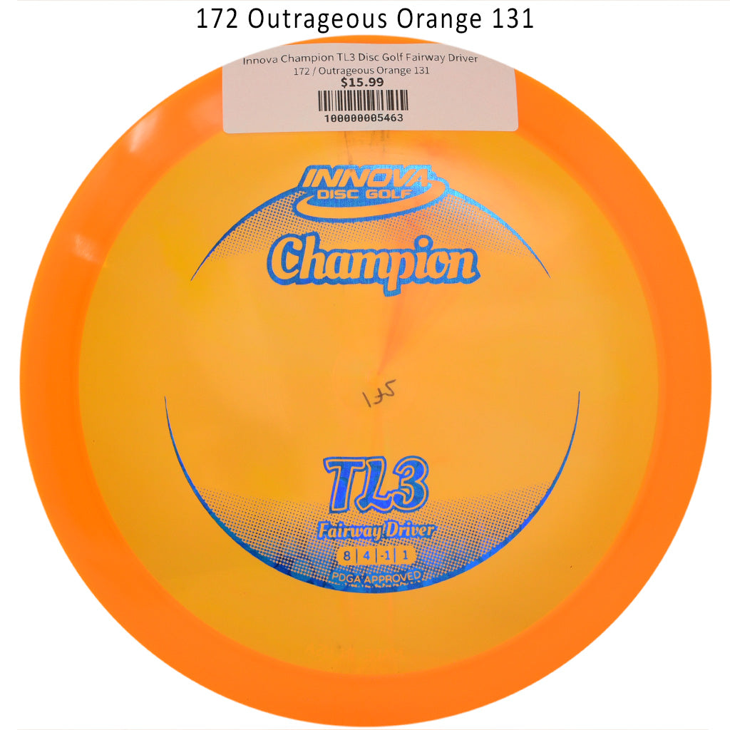 innova-champion-tl3-disc-golf-fairway-driver 172 Outrageous Orange 131