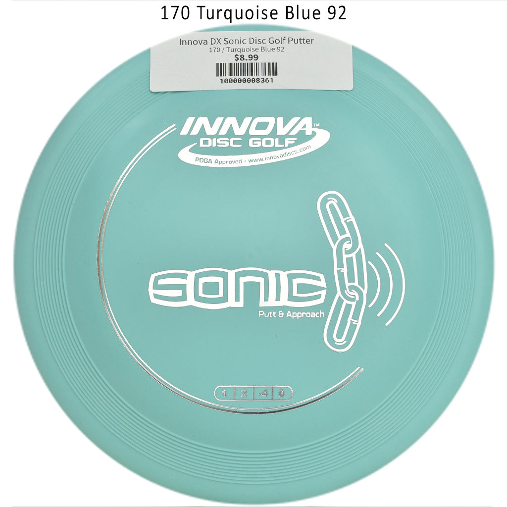 innova-dx-sonic-disc-golf-putter 170 Turquoise Blue 92 
