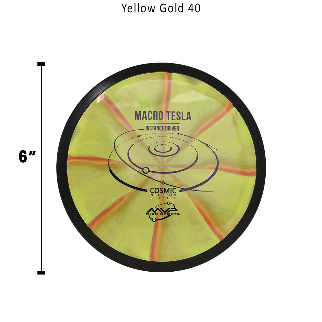 mvp-cosmic-neutron-tesla-macro-disc-golf-mini-marker Yellow Gold 40 